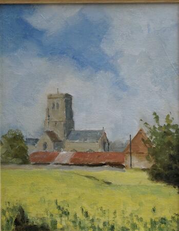 Cuddesdon Hill goes yellow