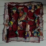 felt abstract based on sea