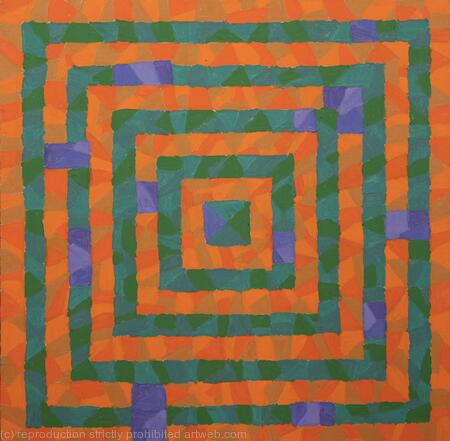Orange and green squares