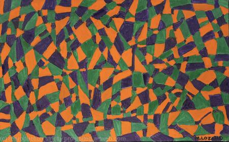 Violets in the garden