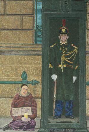 out side palais de l'elysee , Paris