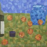 Still life with peaches