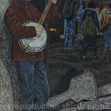 Banjo man on Granville st.