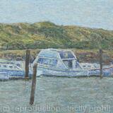 Moored at the small pier