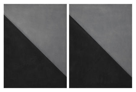 Grey and Black Diptych