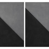 Grey and Black Diptych