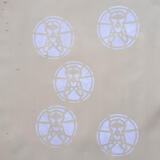 stencilled wall painting, 'preserve_konserwe'