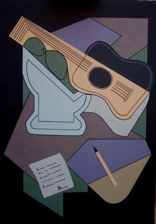 Still life with guitar