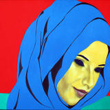 The girl in the Blue Hijab