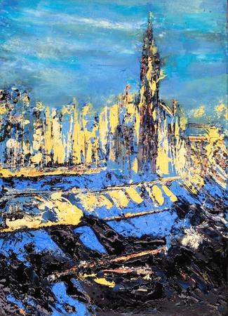 Scott monument Blue 1