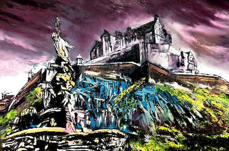 Edinburgh Castle Red