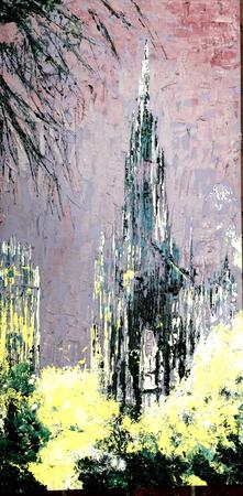 Scott Monument Purple 