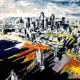 Panorama blue orange 