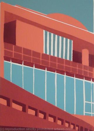 Royal Festival Hall (burgundy)