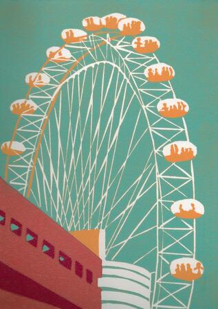 The London Eye (teal)