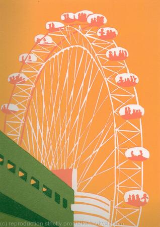 The London Eye (yellow)