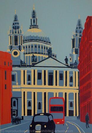 St Paul's Cathedral from Ludgate Hill