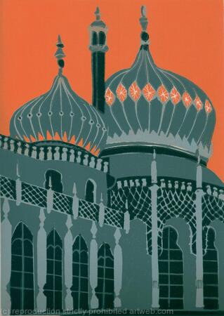 Brighton Pavilion (grey)