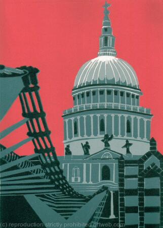 St Paul's Cathedral (charcoal)