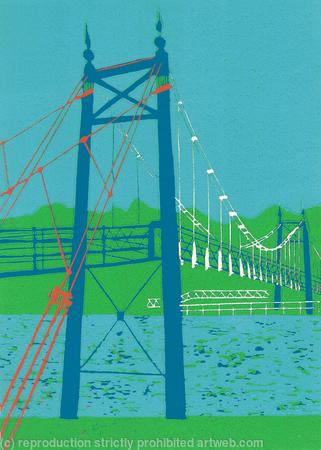 The Footbridge at Teddington Lock