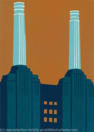 Battersea Power Station (teal)