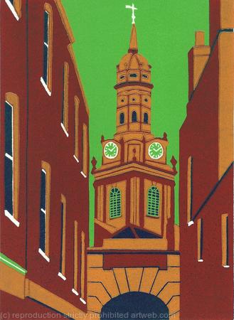 St Alfege's from Turnpin Lane (Greenwich)