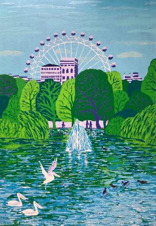 St James's Park with London Eye