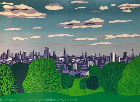 Parliament Hill: View over London