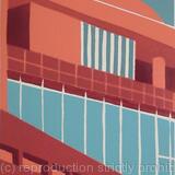 Royal Festival Hall (burgundy)