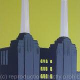 Battersea Power Station (charcoal)