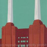 Battersea Power Station (burgundy II)