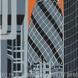 The Gherkin from Lloyds (red)