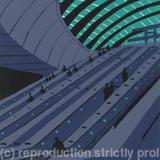 Canary Wharf Escalators (blackberry)