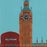 Big Ben with Red Telephone Box