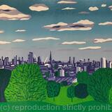 Parliament Hill: View over London