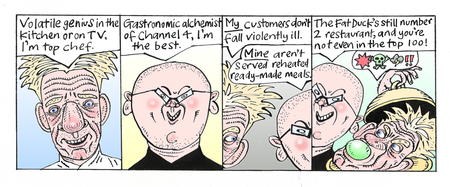 TV chefs (The Luvvies, The Independent)