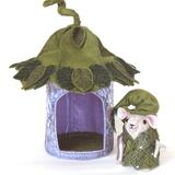 Sage and his handstitched felt house