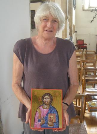 Completed Christ Icon July course