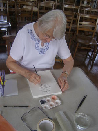 careful brush drawing July course