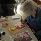 Student at work October course