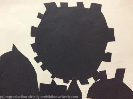 London landscape done by 8 year old child 