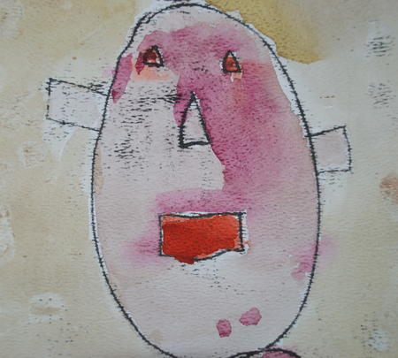 portrait study of a child age 5 