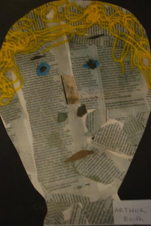 portrait study of a child age 5 