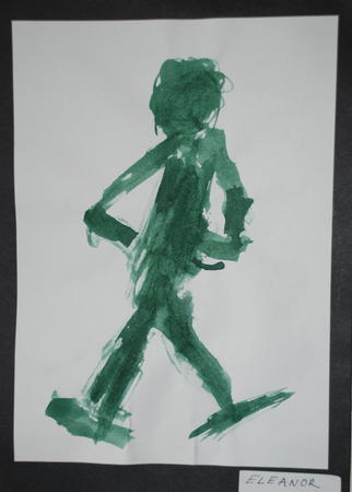 figure studie by 8 years old child