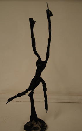 figure sculptures inspired by Giacometti