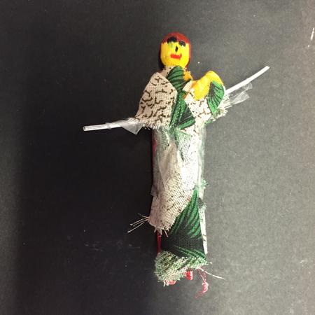 Cloth peg dol by Tufnell Park Primary school student