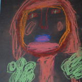 portrait study of a child age 5 