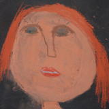 portrait study of a child age 5 