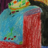 still life study by 8year old child