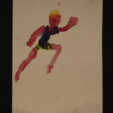 figure drawing by 8 years old